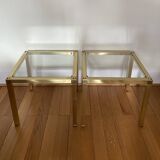 Pair of stackable coffee tables from the 80s