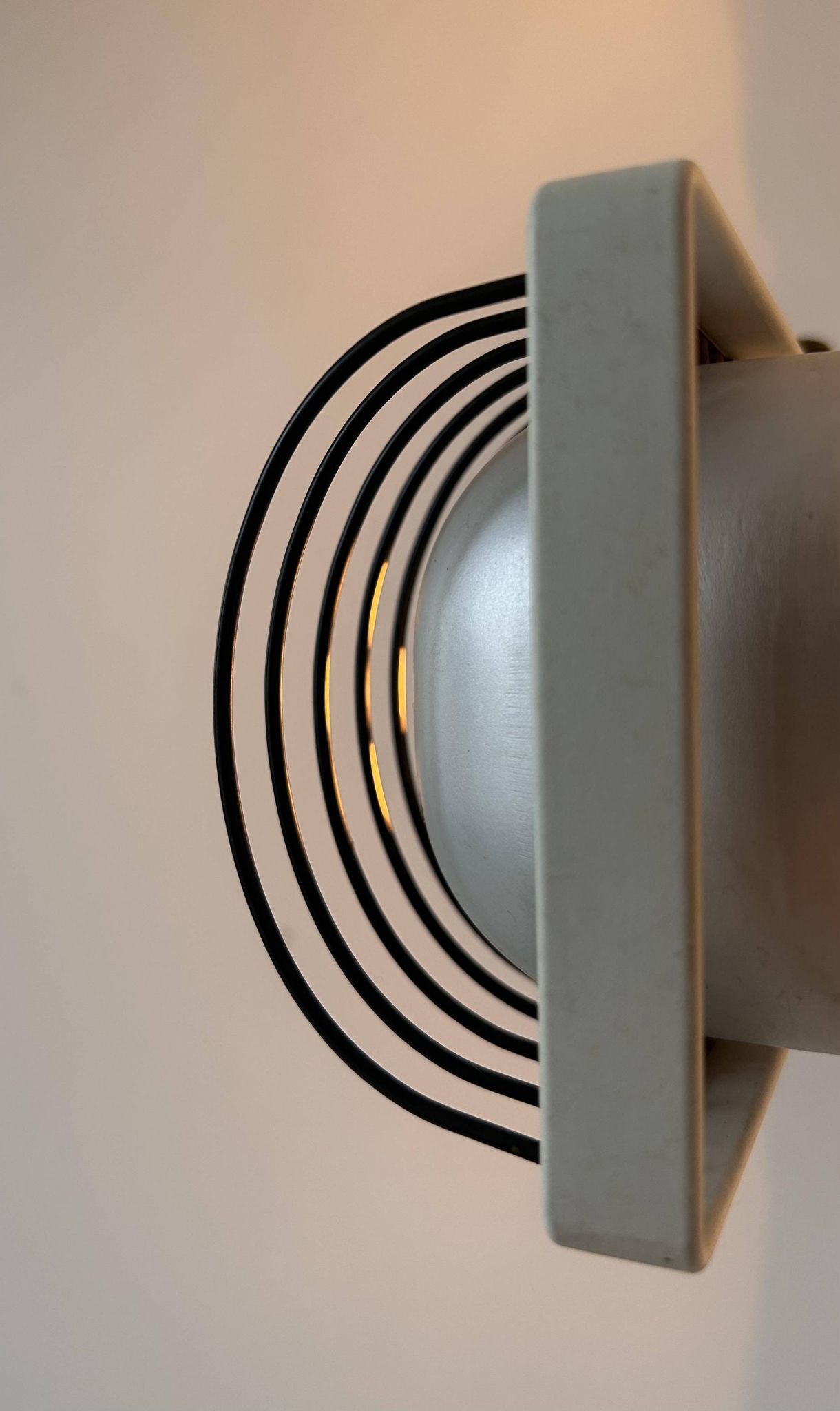 Pair of vintage Sintesi adjustable wall lights, by Gismonti for Artemide, Italy 1975