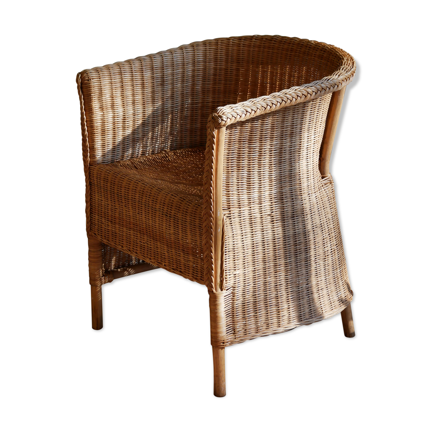 Rattan armchair