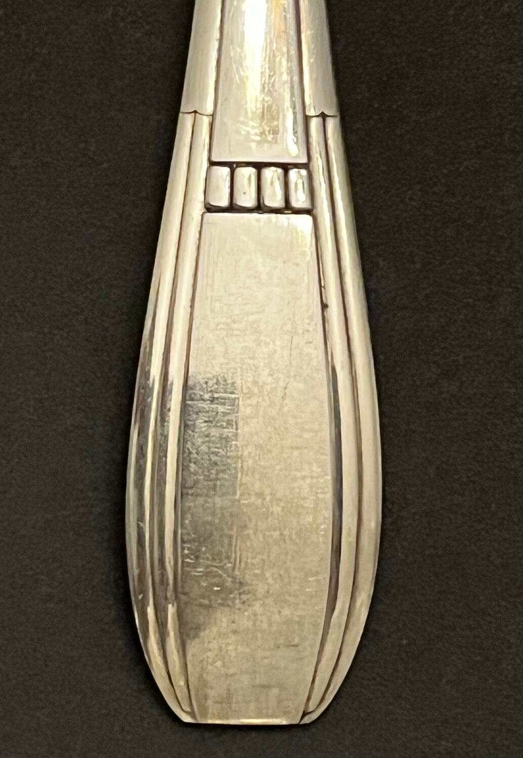 12 silver-plated Art Deco cutlery sets