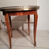 Table basse ronde d'appoint style Louis XVI
