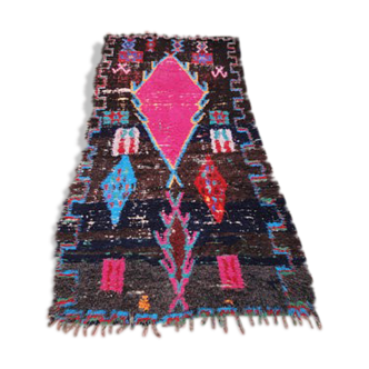 Tapis antique azilal vintage marocain berbere 290 x 125 cm