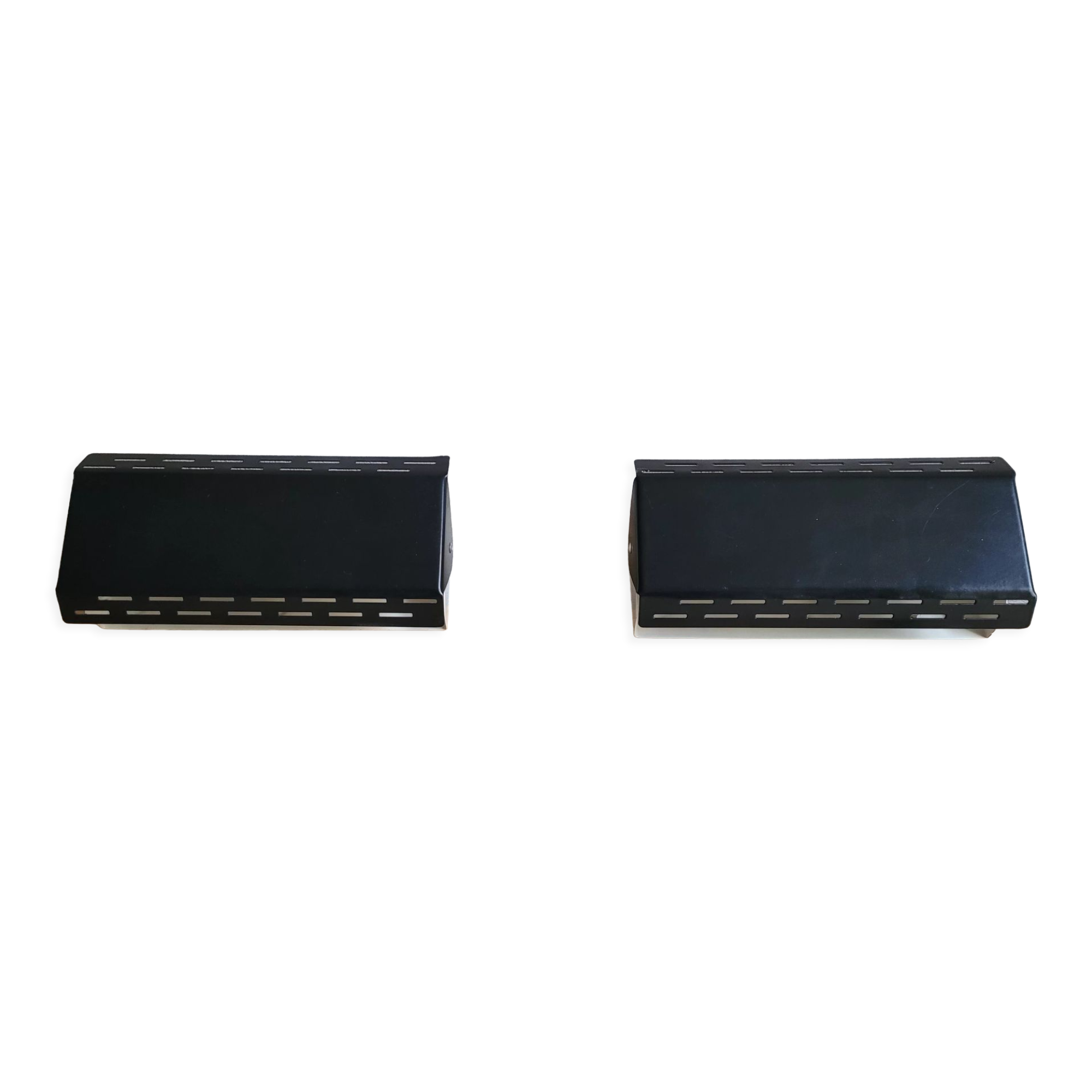 Pair of wall sconces with adjustable shutter