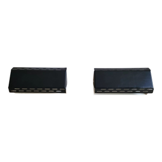 Pair of wall sconces with adjustable shutter