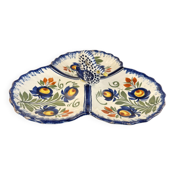Henriot Quimper earthenware aperitif server