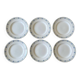 Antique flat earthenware plates from Saint-Amand (North)