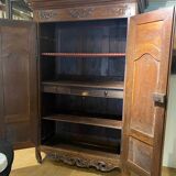 Carved walnut cabinet, Rhône Valley, 18th century