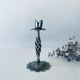Iron flower candle holder