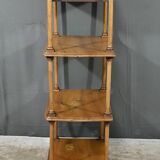 Small solid walnut shelf unit – 1900