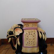 Éléphant en céramique des années 60