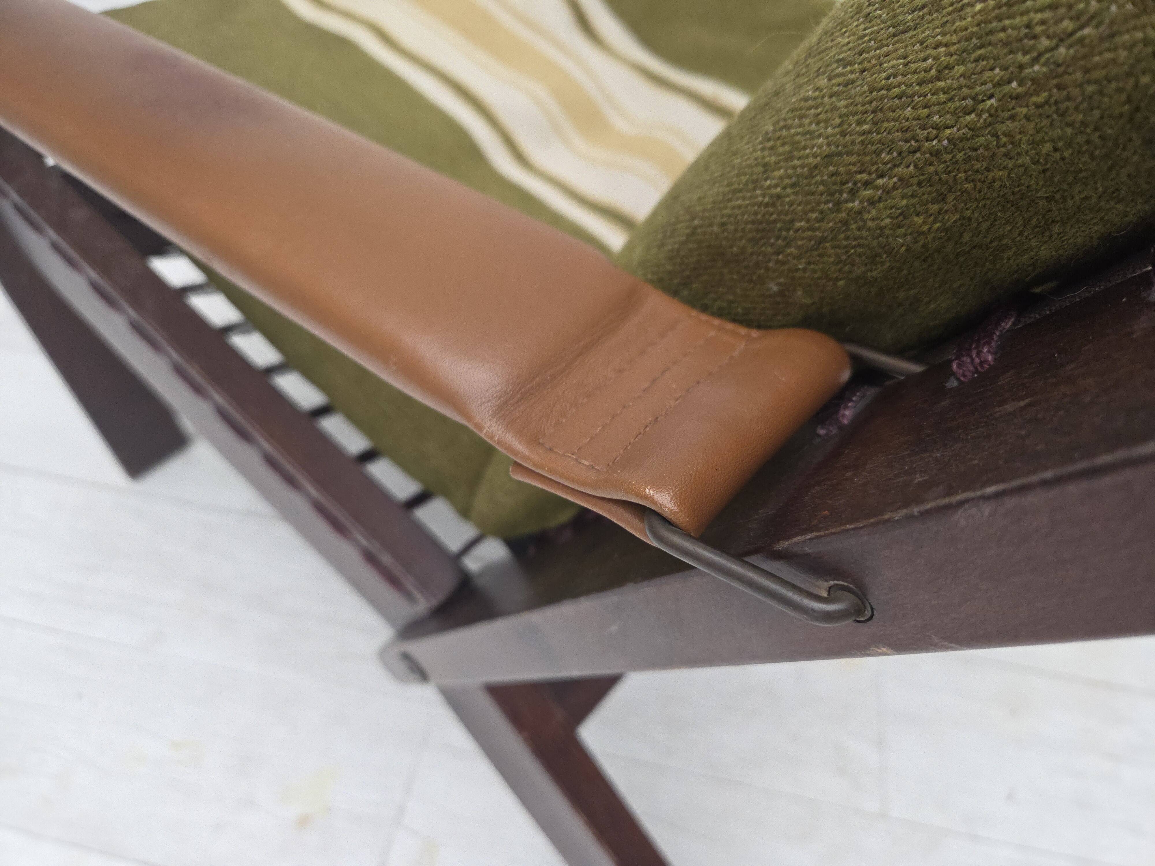 1970s, Norwegian design by Peter Opsvik for Westnofa, highback armchair.