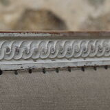 Daybed - Louis XVI style bench, reupholstered in linen