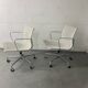 Eames EA armchair on base 5 branches and castors editions Vitra