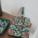 Set of two Robert Picault snail pans