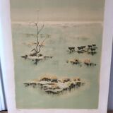 Camargue Landscape Illustration