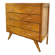 Vintage chest of drawers compass feet