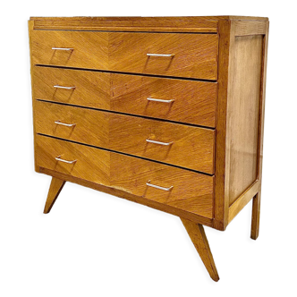 Vintage chest of drawers compass feet