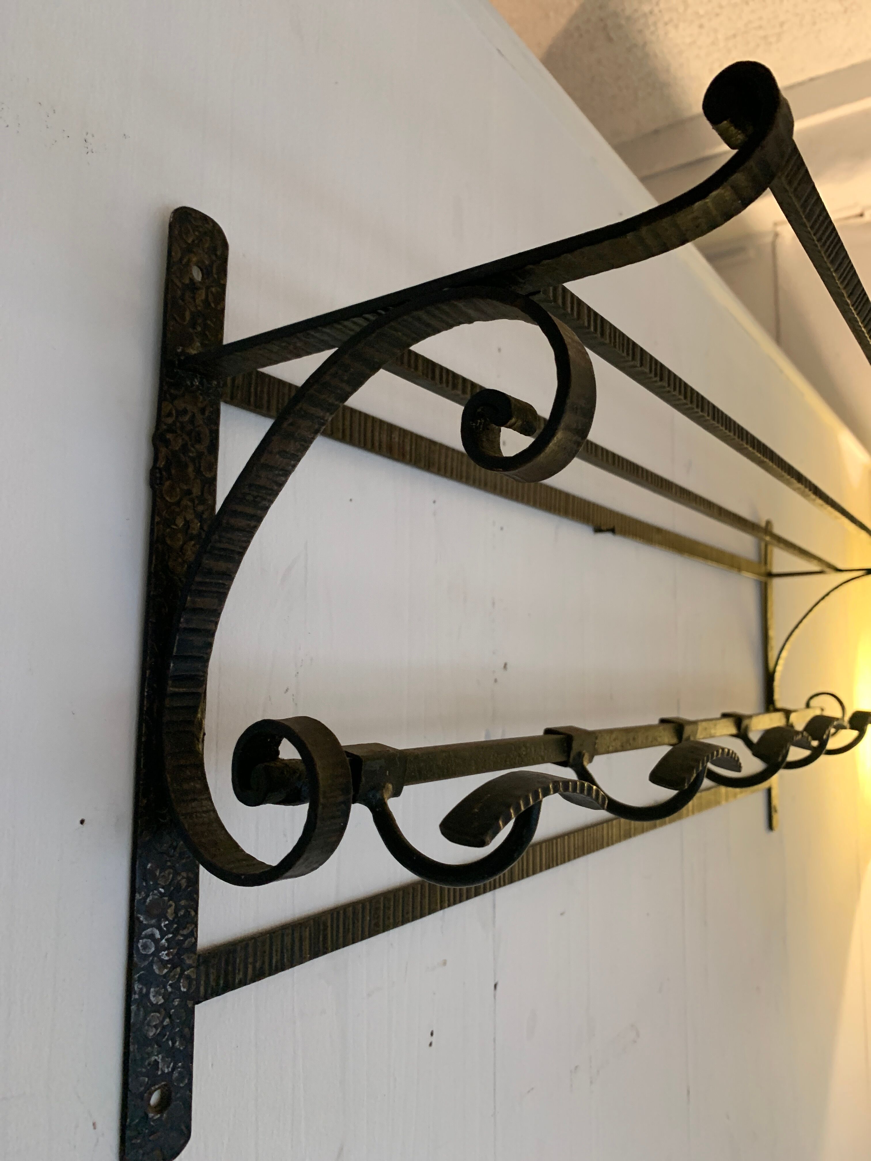 Art deco coat rack