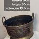 Brass cache pot