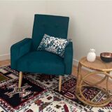 Duo of armchair back-of-year 50/60, restored