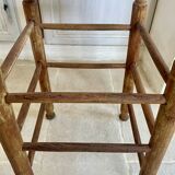 Old wooden bar stool