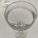 Verres a pied a liqueur en verre pressé  anciens