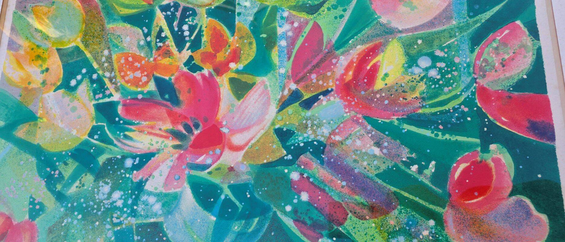 Hilaire Camille Large Original Colour Lithograph Signed and Numbered