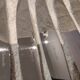 6 silver-plated table knives by Christofle Malmaison