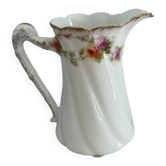 Pichet en porcelaine de Limoges décor roses –Art nouveau 1900-1920