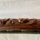 Large Art Deco oval mirror in carved wood - 87 x 53 cm