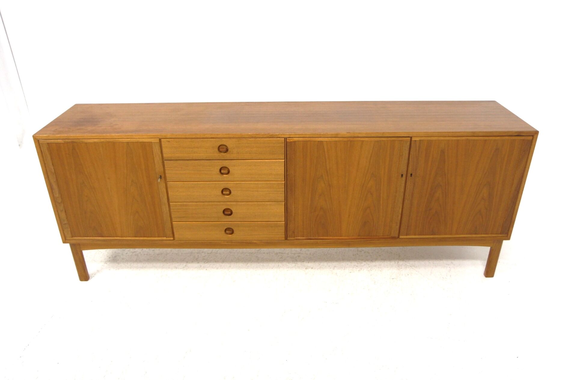 Scandinavian walnut sideboard, Skaraborgs Möbelindustri, Sweden, 1960