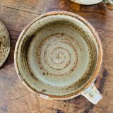 Lot of Villenauxe sandstone cups Made in France