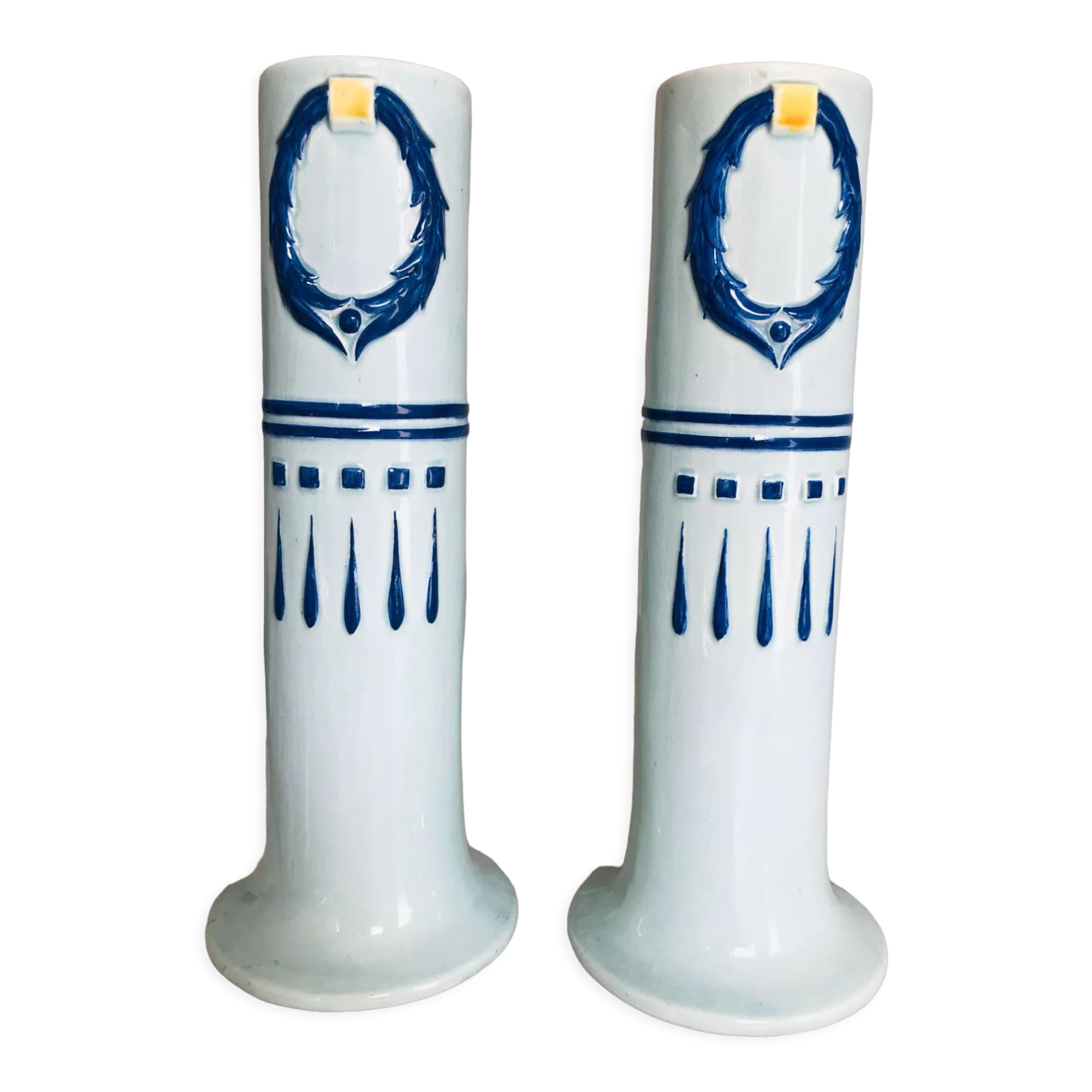 Pair of ceramic vases, 50s