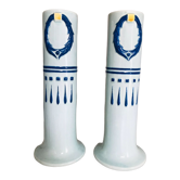 Pair of ceramic vases, 50s