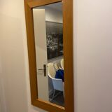 Solid oak mirror