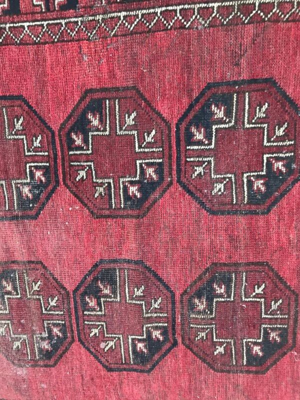 Former carpet afghan turkmen 120 x 208 cm