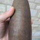 Old handmade terracotta bottle