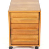 Danish chest of drawers - on wheels - mid century modern design