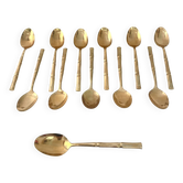 12 teaspoons, Hollywood Regency - circa 1970