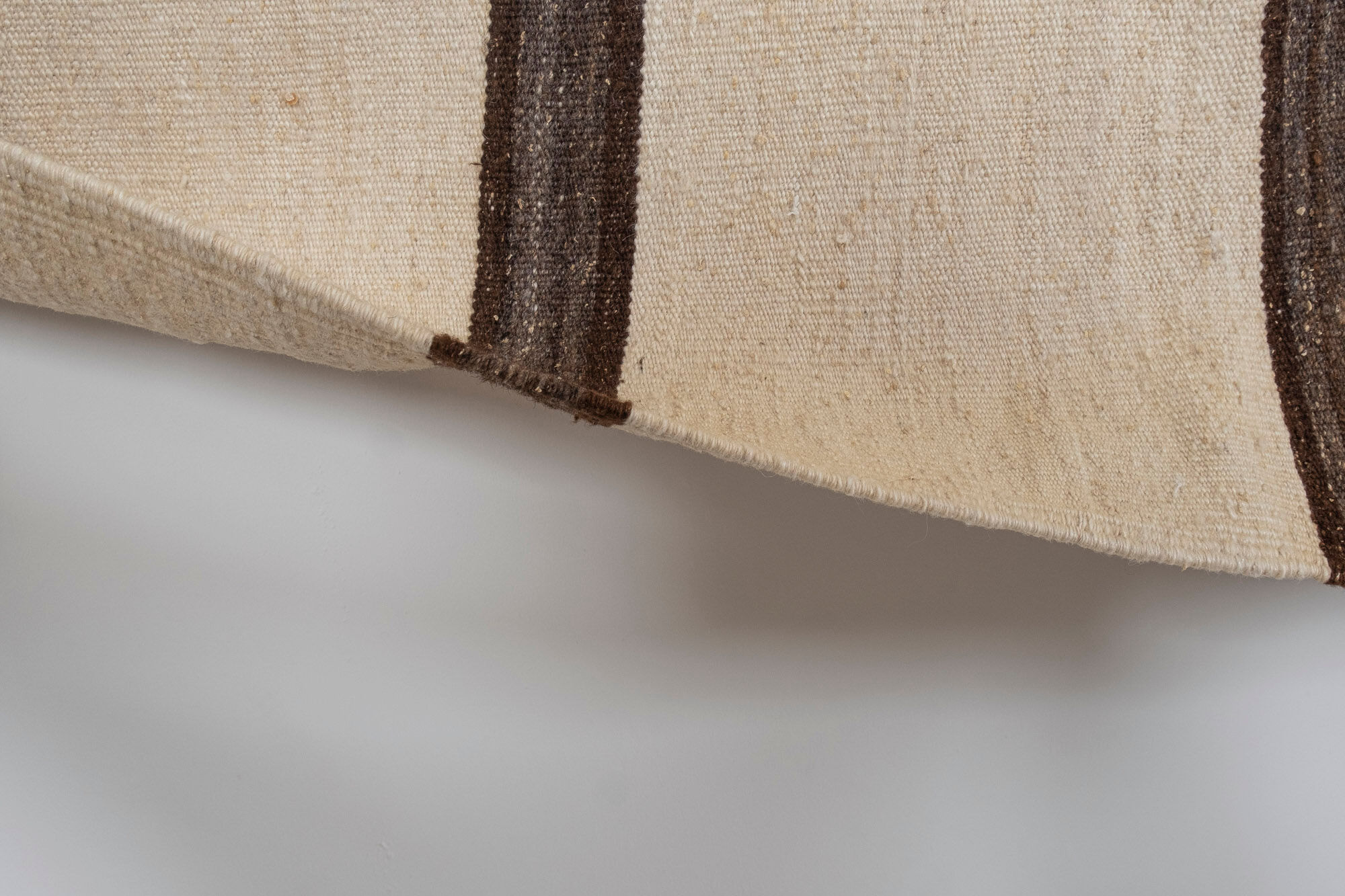 Turkish hemp kilim rug runner 160 x 400 cm