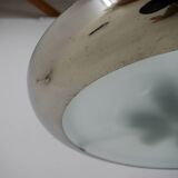 Bauhaus / Functionalist Nickel Chandelier UFO, 1930s, Restored