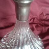 Decanter decanter with silver neck