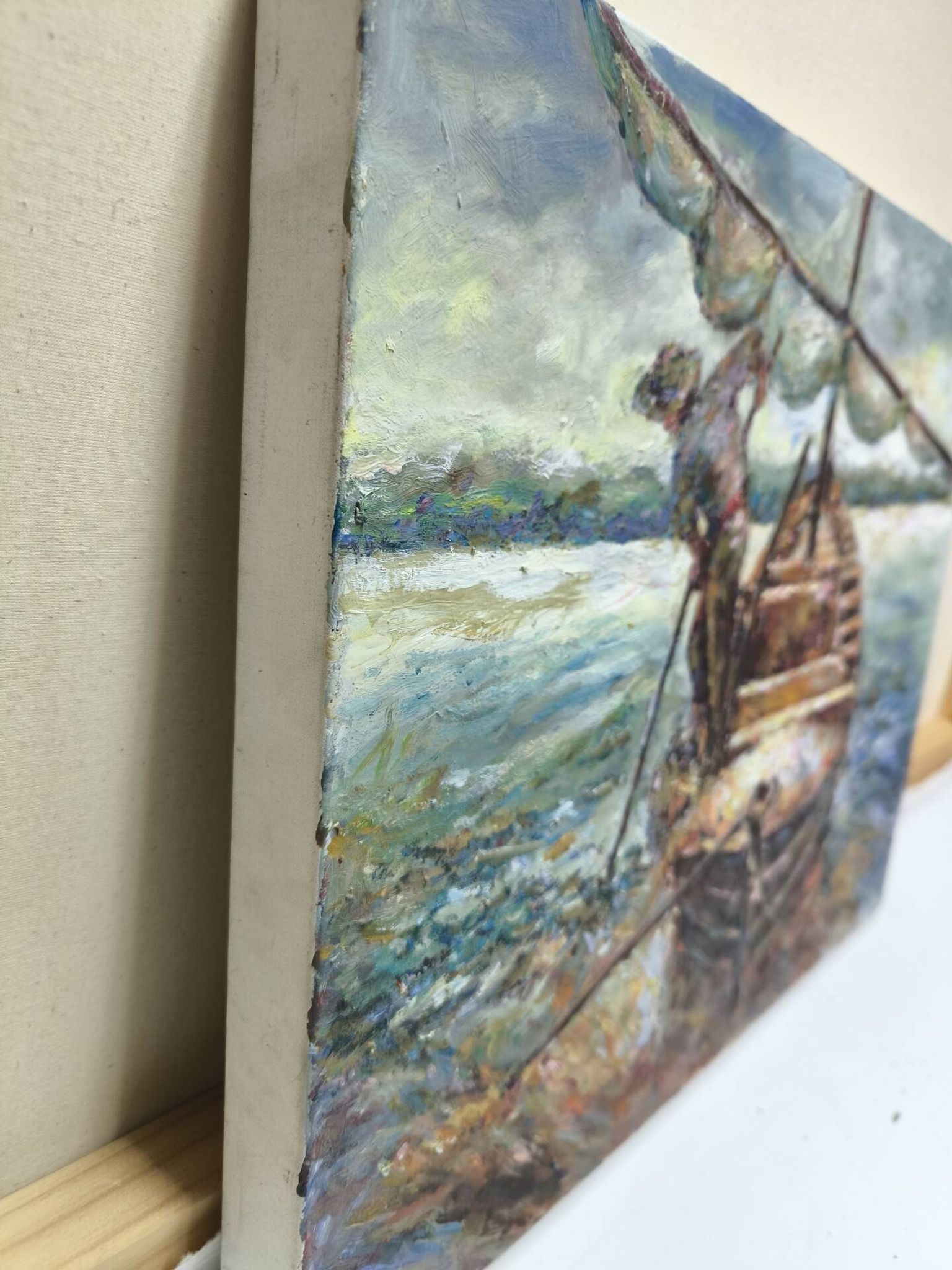 Venetian oil painting on canvas