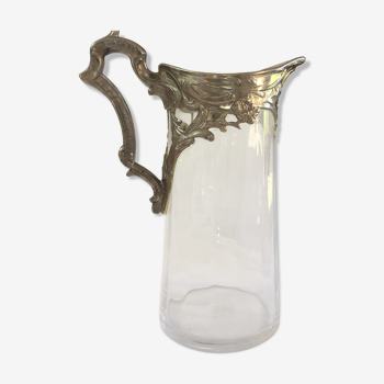 Old glass pitcher