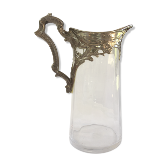 Old glass pitcher