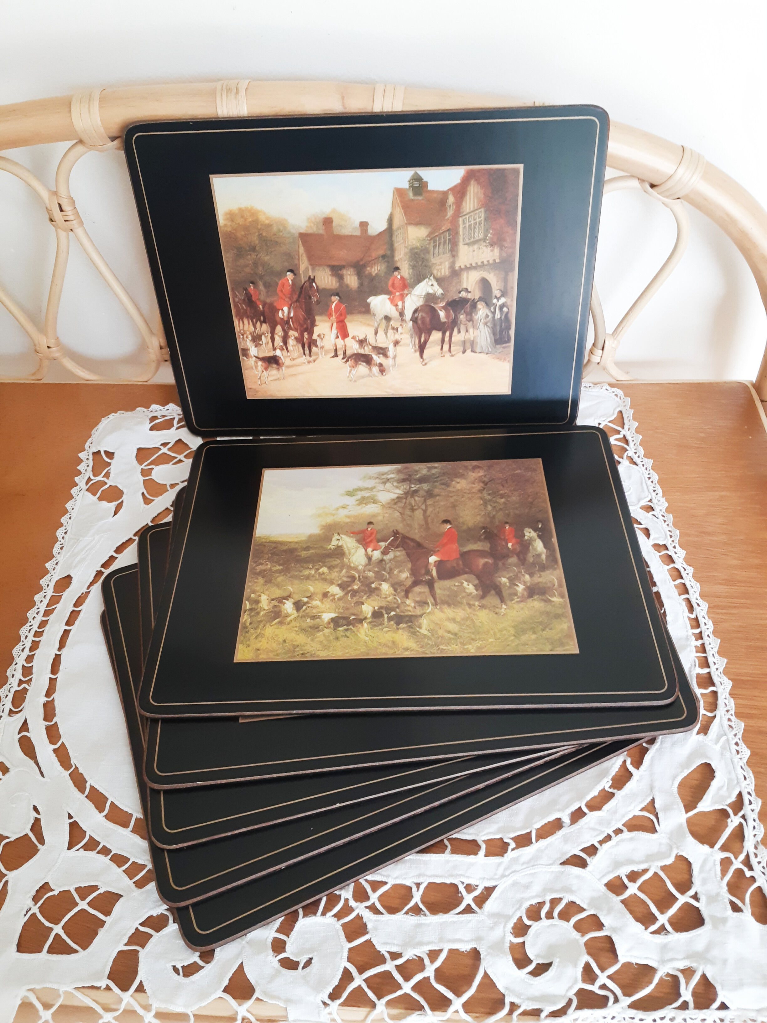 Set of 6 vintage Pimpernel placemats