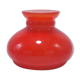 Globe en verre rouge