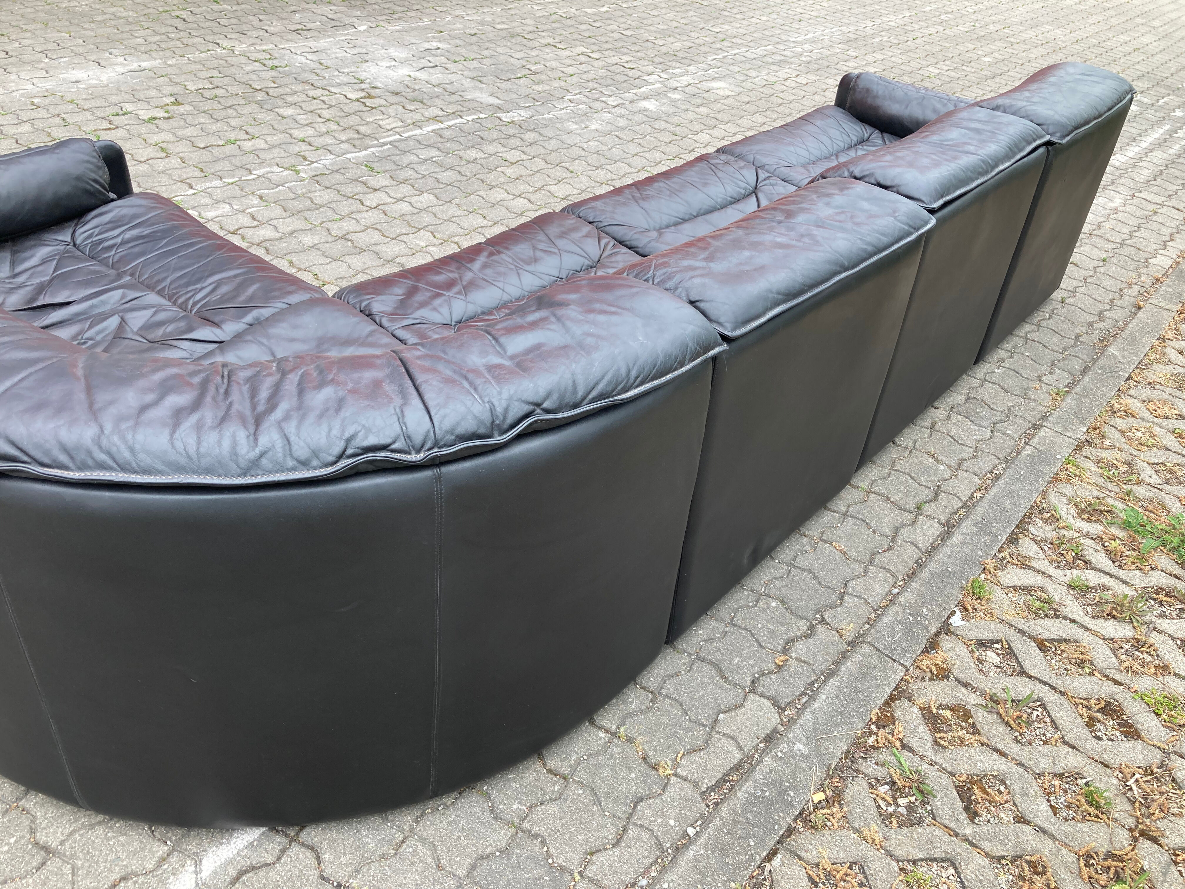 Dreipunkt International Modular Leather Sofa