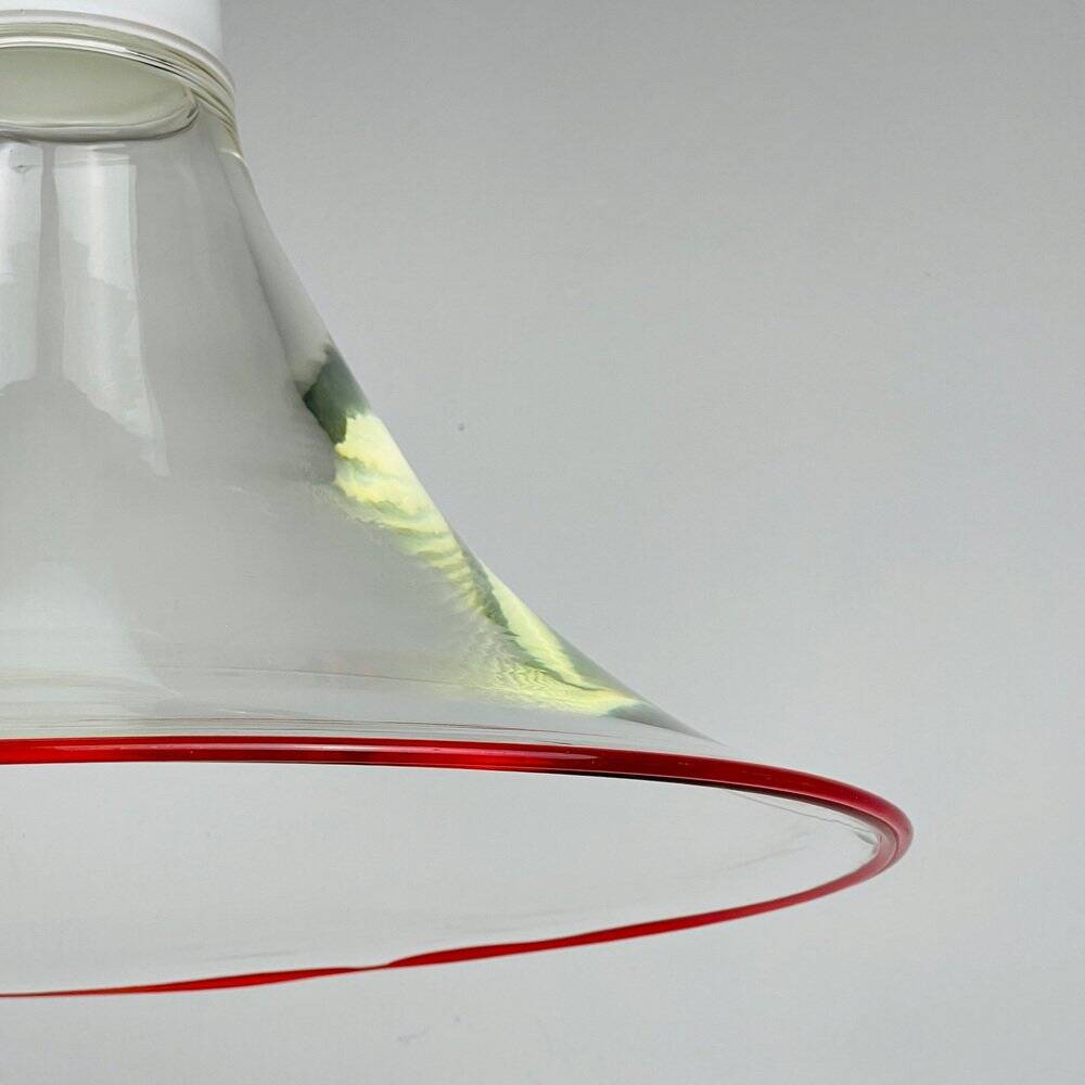 Suspended lamp Samanta in Murano glass attributed to Roberto Pamio for Leucos, Italy, 1970s.