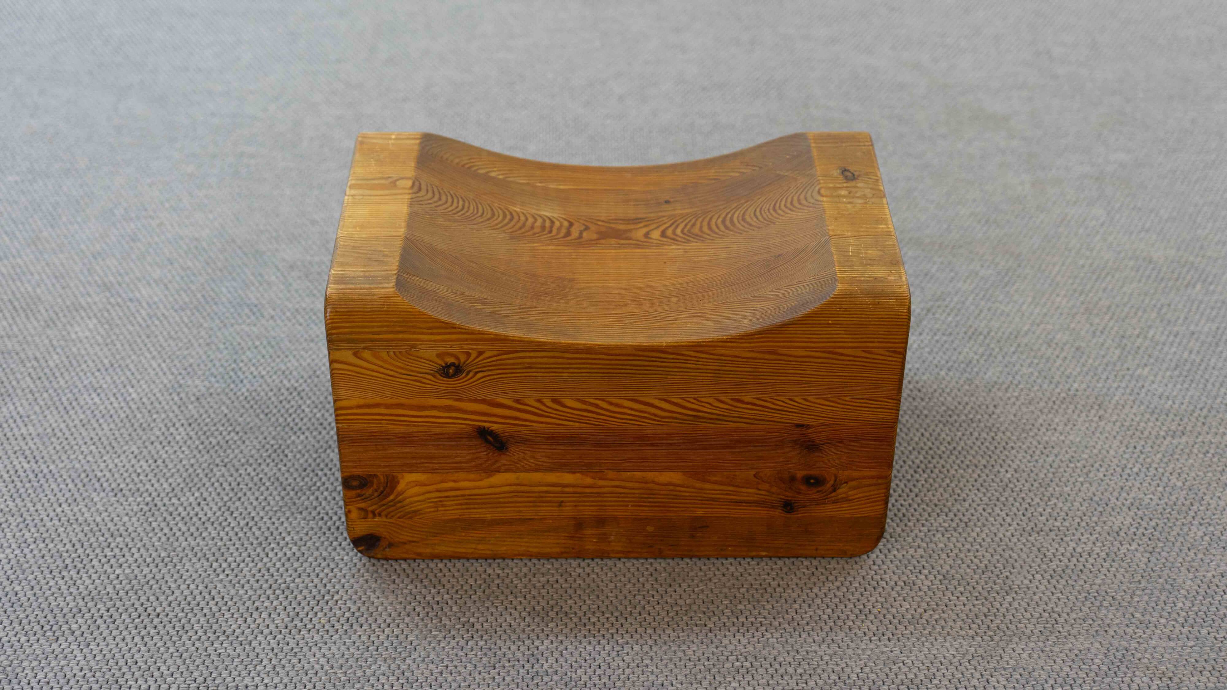 Palle Stool in Pine, Sweden, 70s